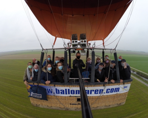 Ballonvaart Wieringerwerf naar Winkel NH
